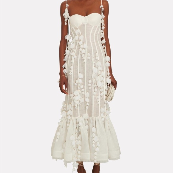 Zimmermann Botanica Silk Linen Petal Gown - Picture 3 of 15